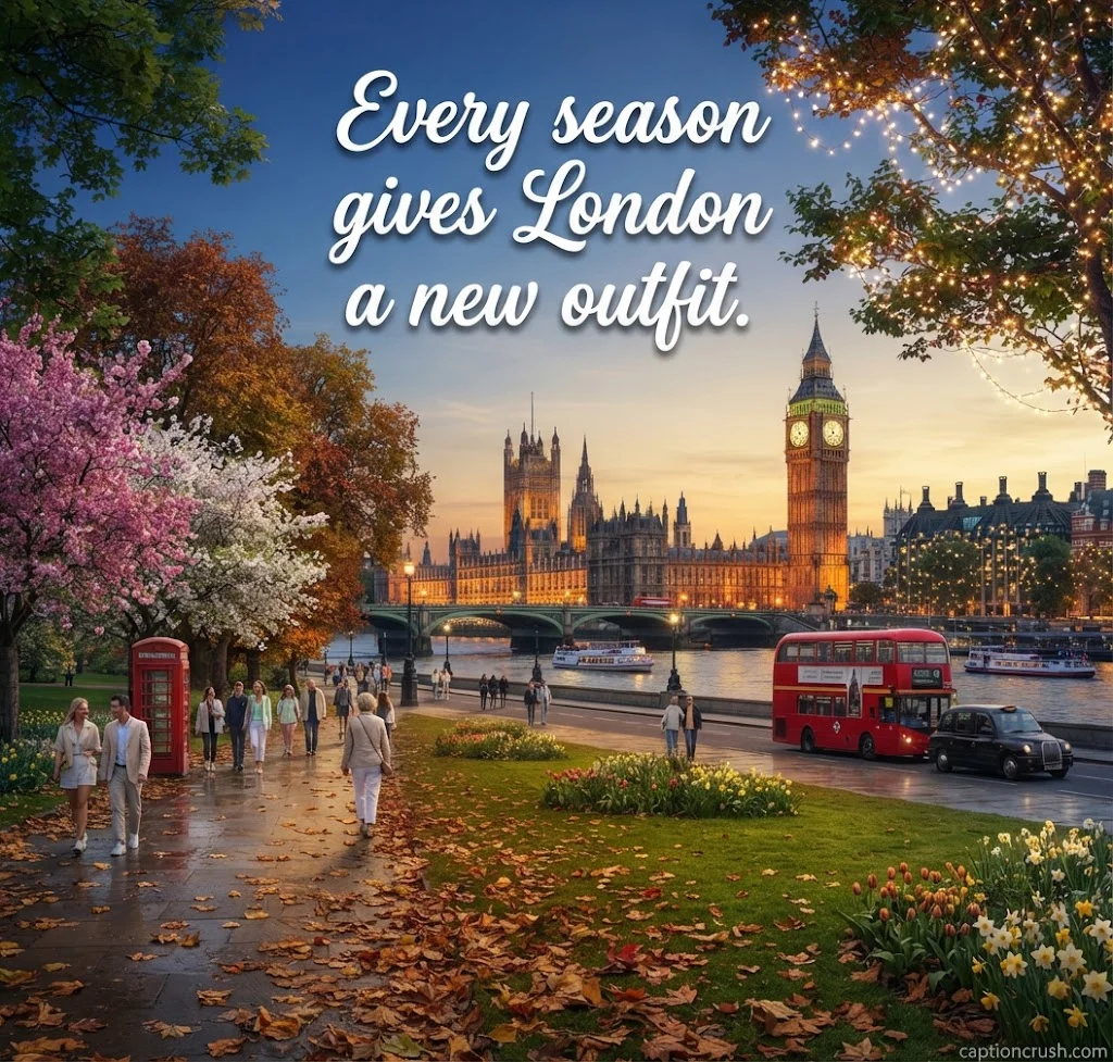 London Instagram Captions for Every Season and Occasion