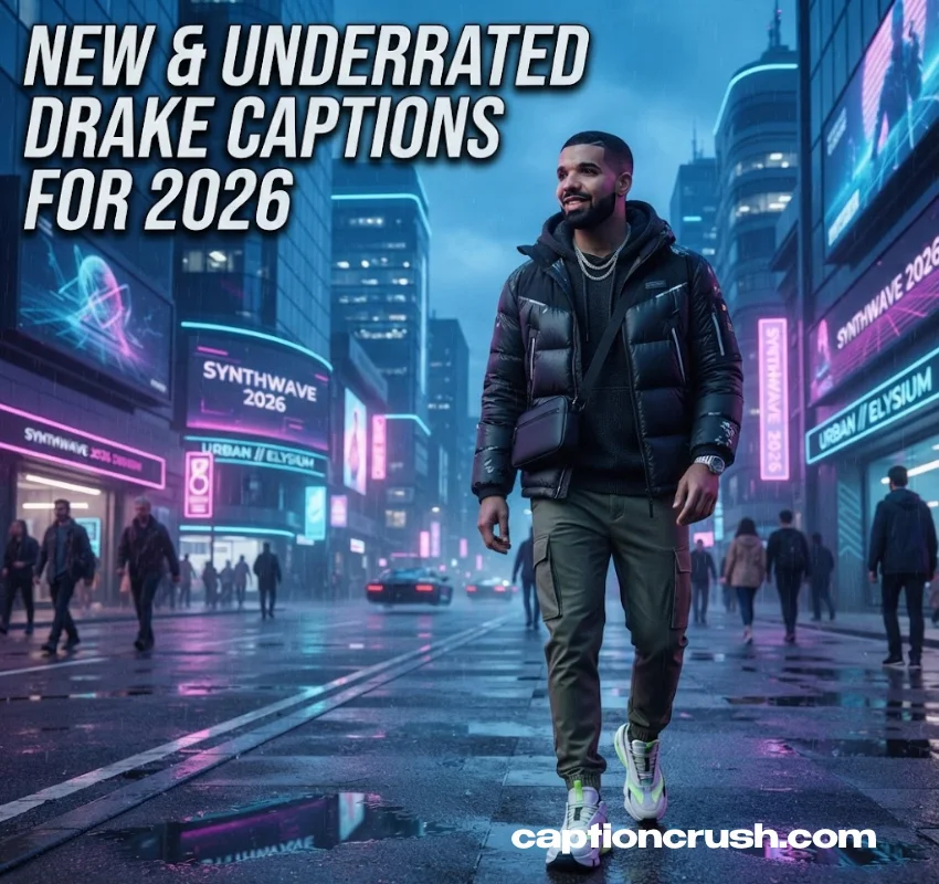 New & Underrated Drake Captions for 2026