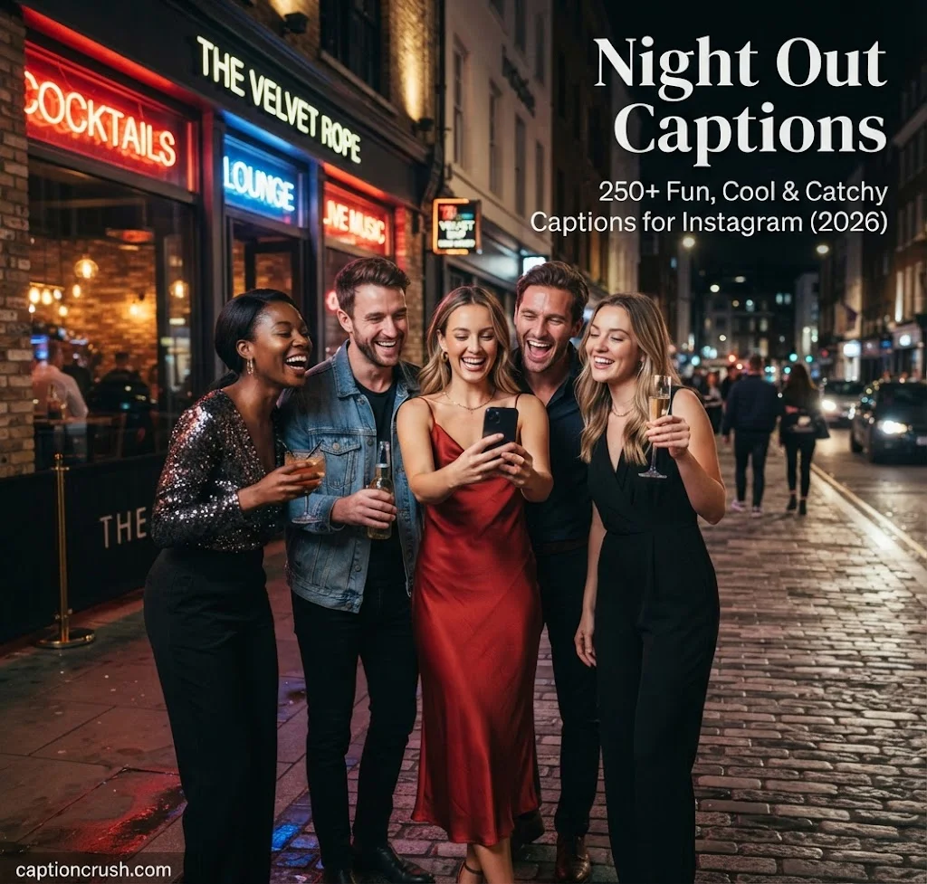 Night Out Captions