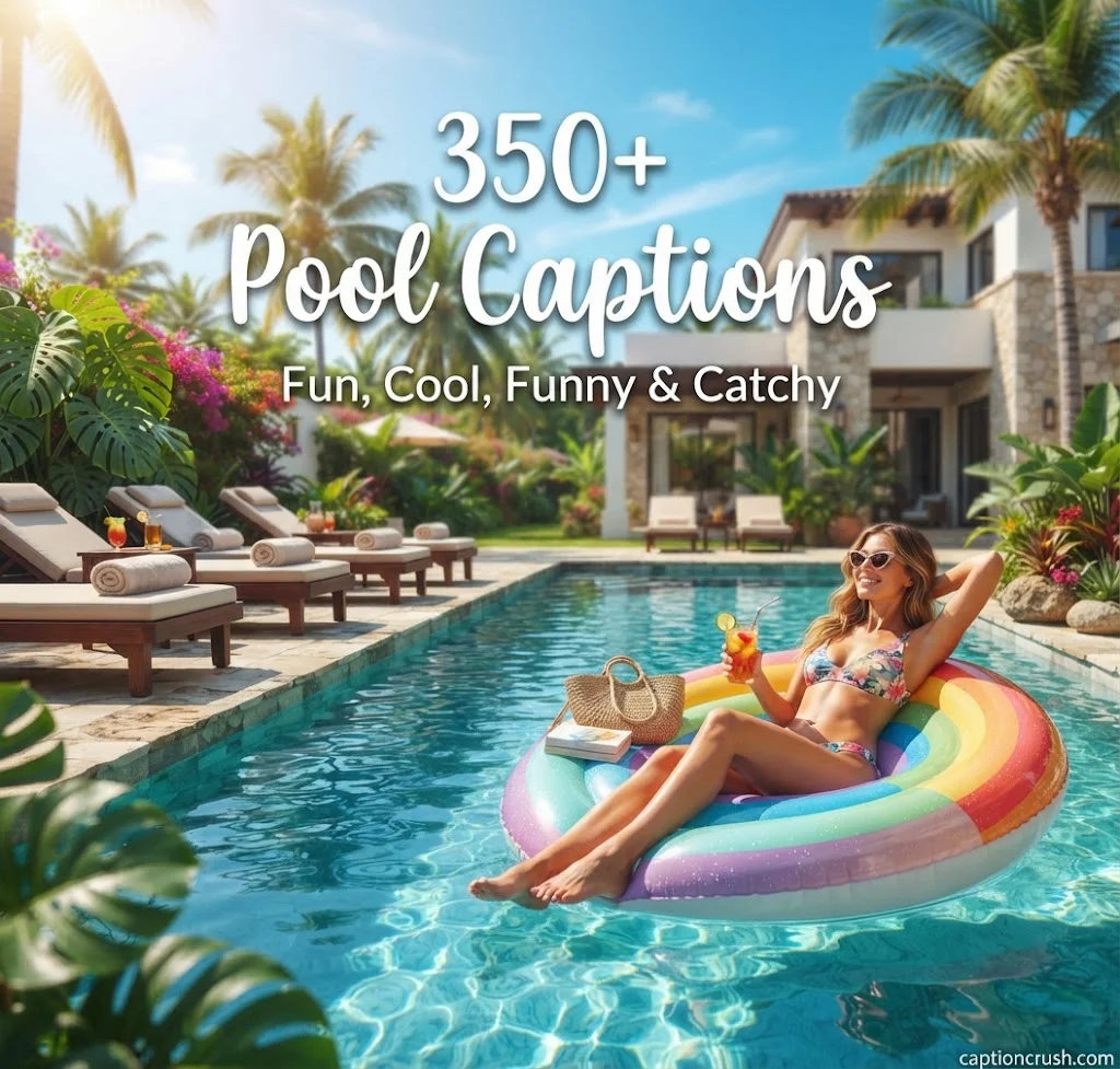 Pool Captions