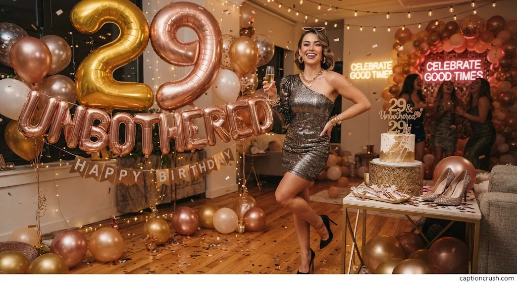 Sassy 29 Birthday Captions