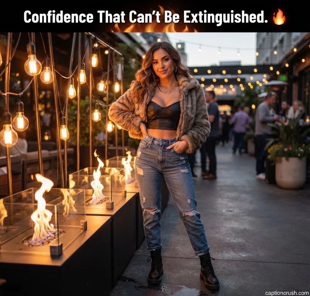 Savage & Bold Fire Captions for Instagram