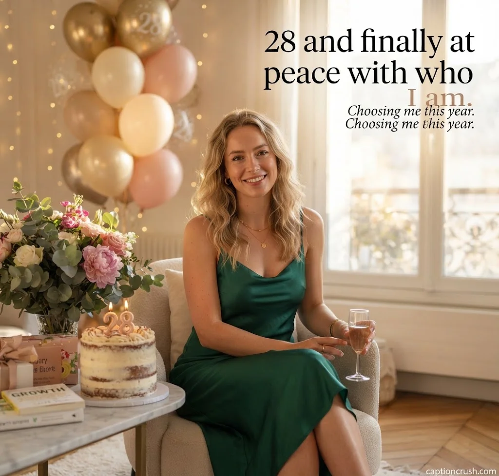 Self-love and birthday captions for myself