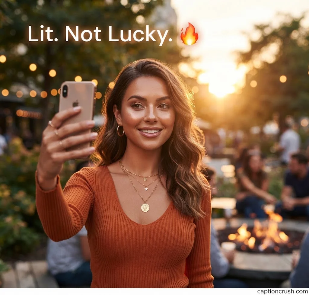 Short & Cool Fire Captions for Instagram