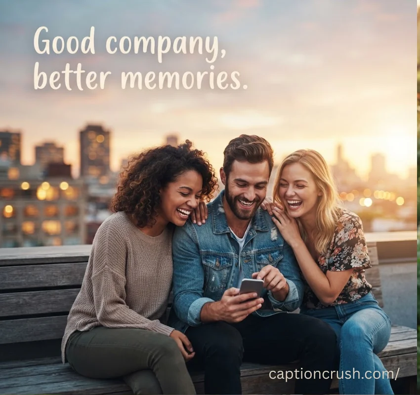 Short Instagram Captions for Friends