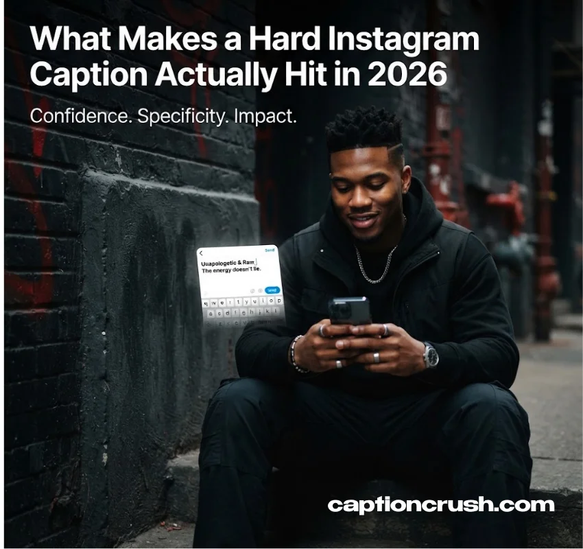 What Makes a Hard Instagram Caption Actually Hit in 2026