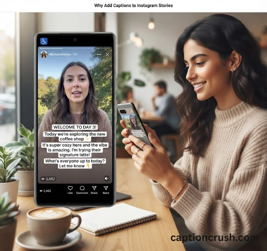 Why Add Captions to Instagram Stories