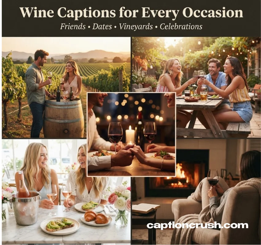 Wine Captions for Every Occasion