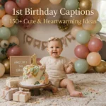 1st Birthday Captions