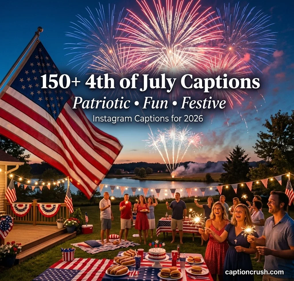 4th of July Captions