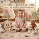 6 Month Baby Captions