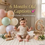 6 Months Old Caption