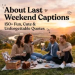 About Last Weekend Captions
