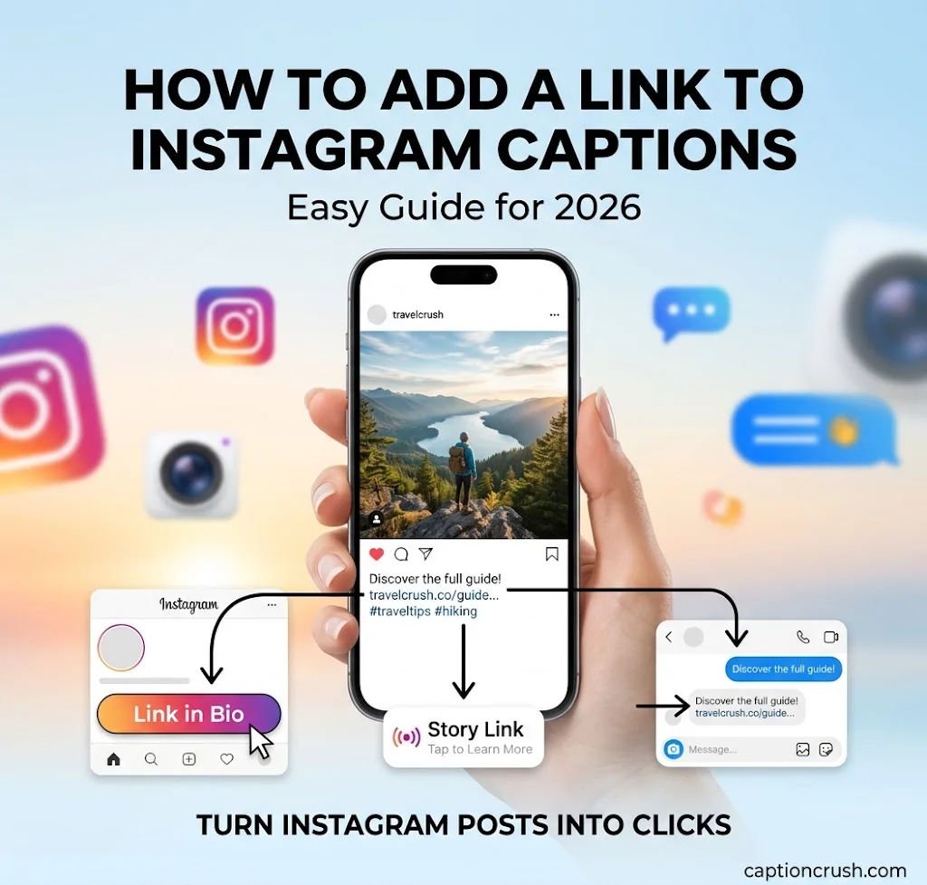 Add a Link to Instagram Captions