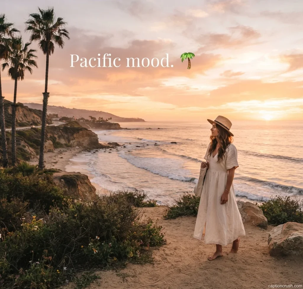 Aesthetic California captions