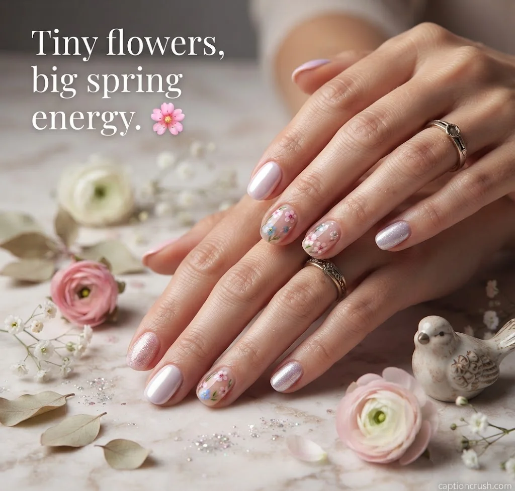 Aesthetic & Seasonal Nail Art Captions