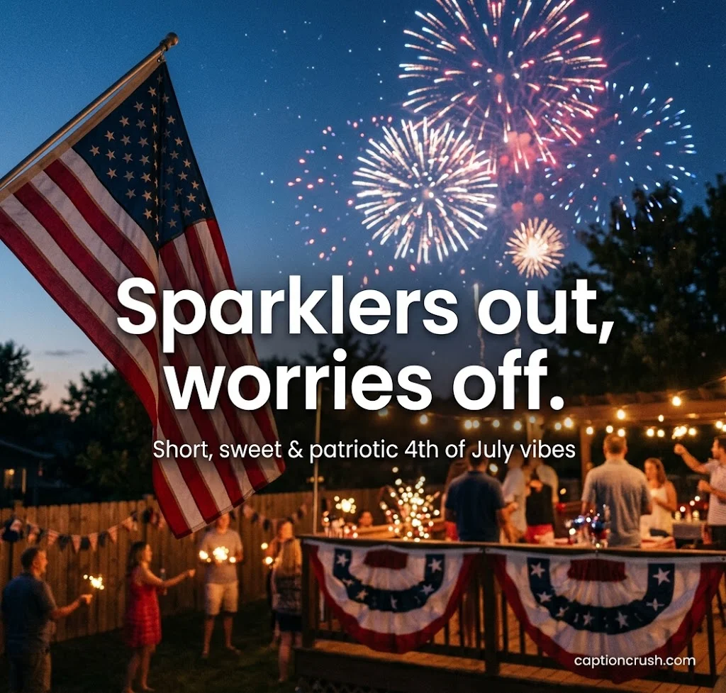 Best 4th of July Captions for Instagram: Short & Patriotic