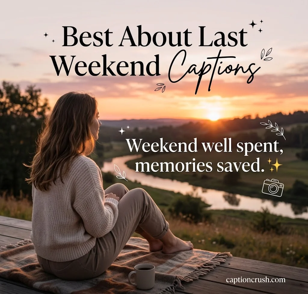 Best About Last Weekend Captions for Instagram