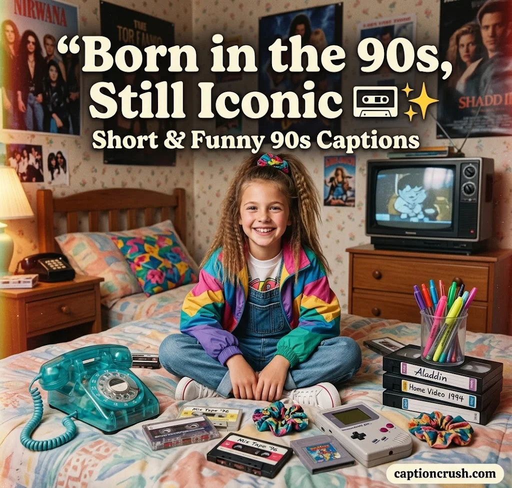 Best Short and Funny 90s Captions for Instagram