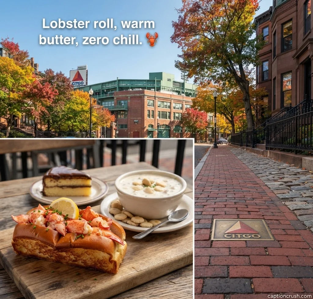 Boston Food, Landmark & Seasonal Captions for Instagram