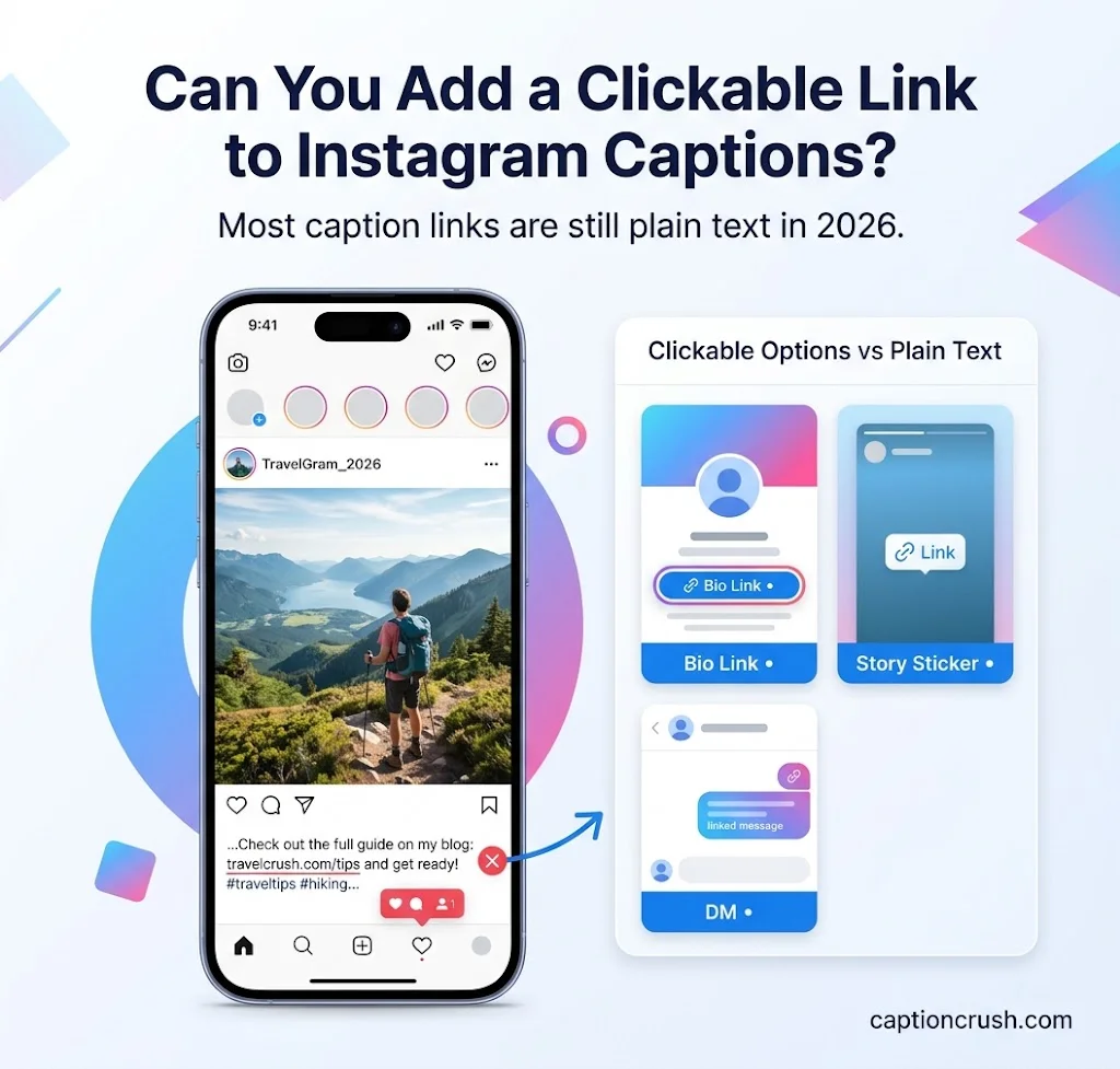 Can You Add a Link to Instagram Captions in 2026?