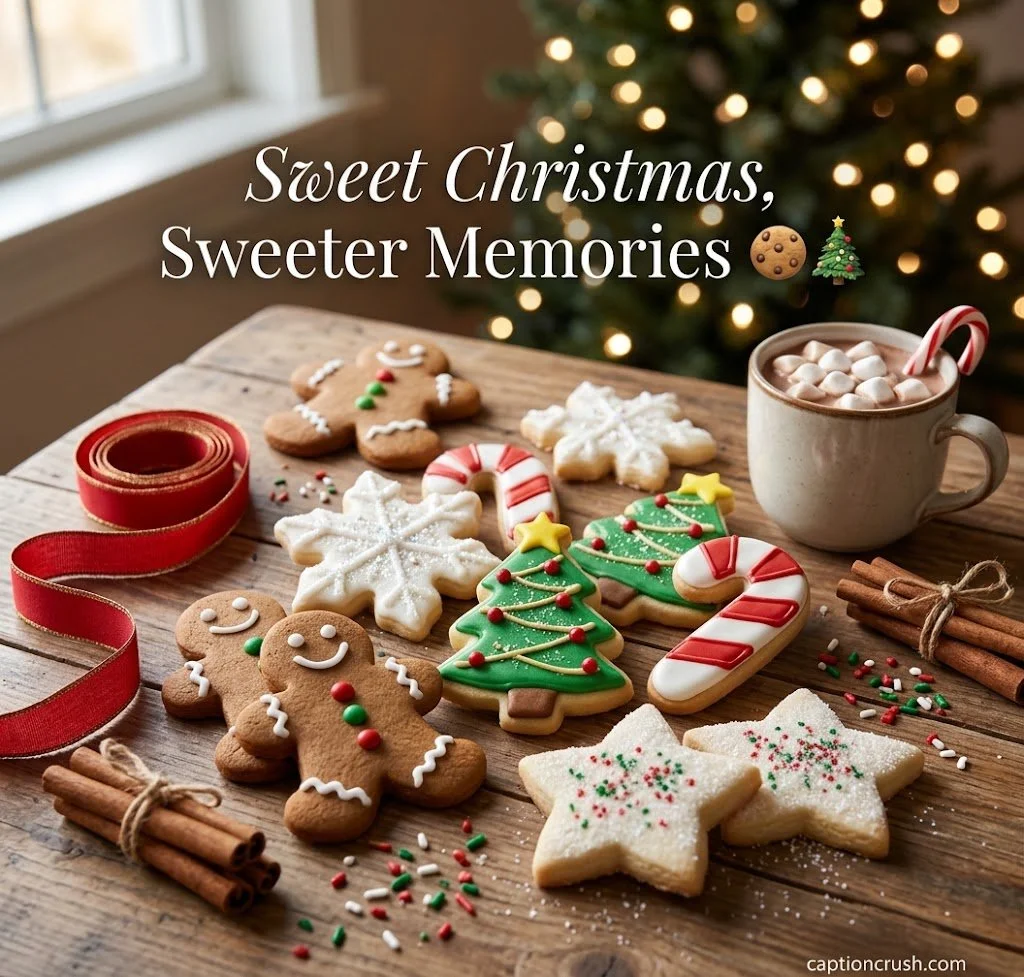 Christmas Cookie Instagram Captions