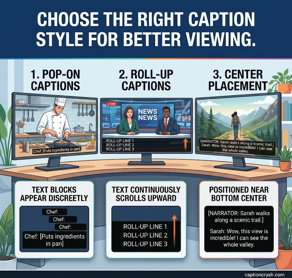 Closed Captions vs. Descriptive Video Service: Key Differences