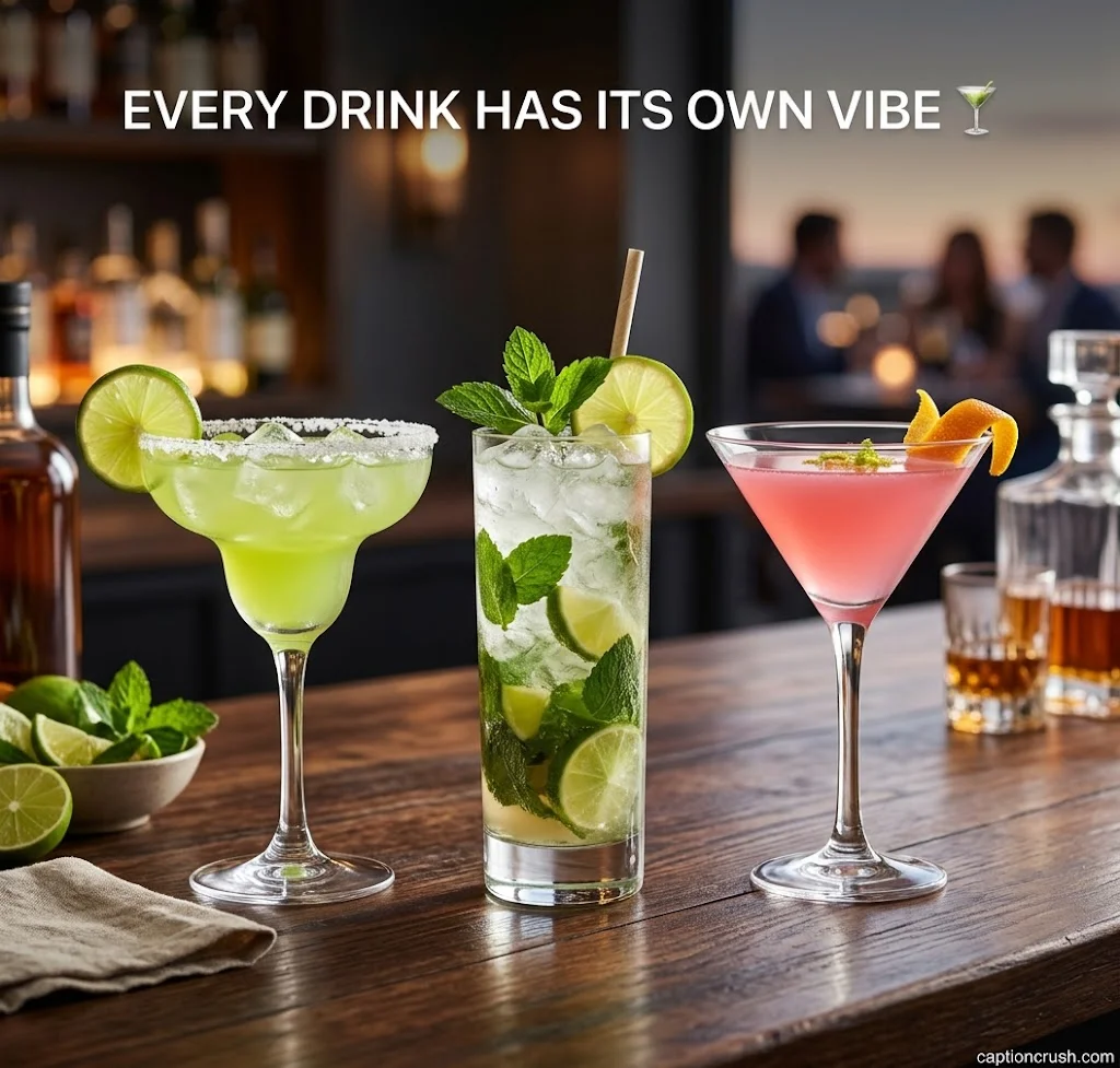 Cocktail Captions by Drink Name