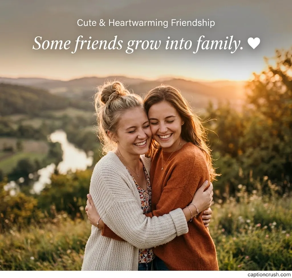 Cute & Heartwarming Friendship Captions