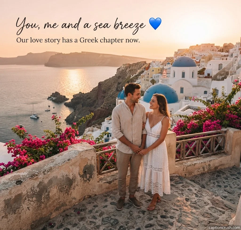Cute and Romantic Greece Captions
