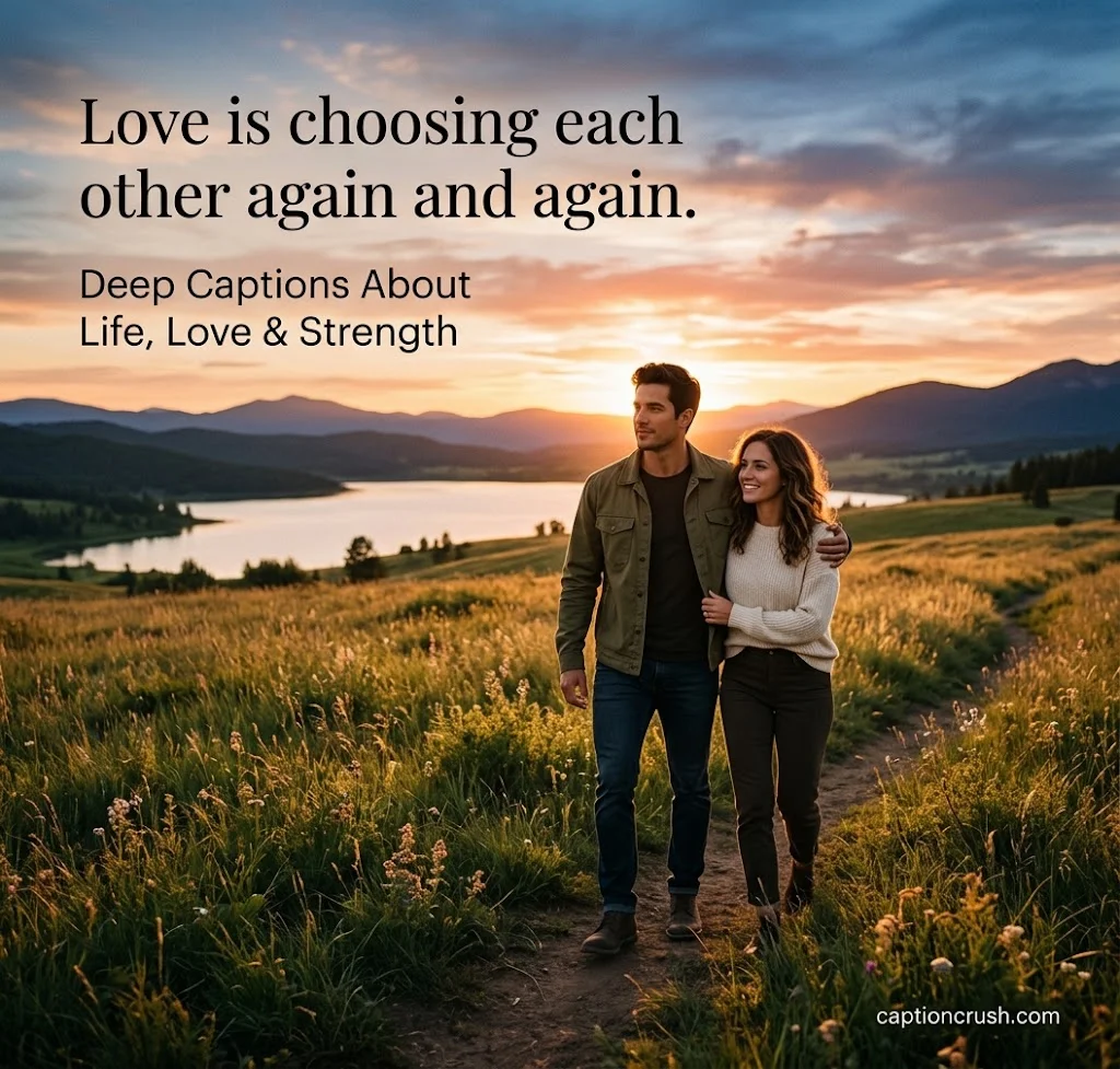 Deep Captions About Life, Love and Strength