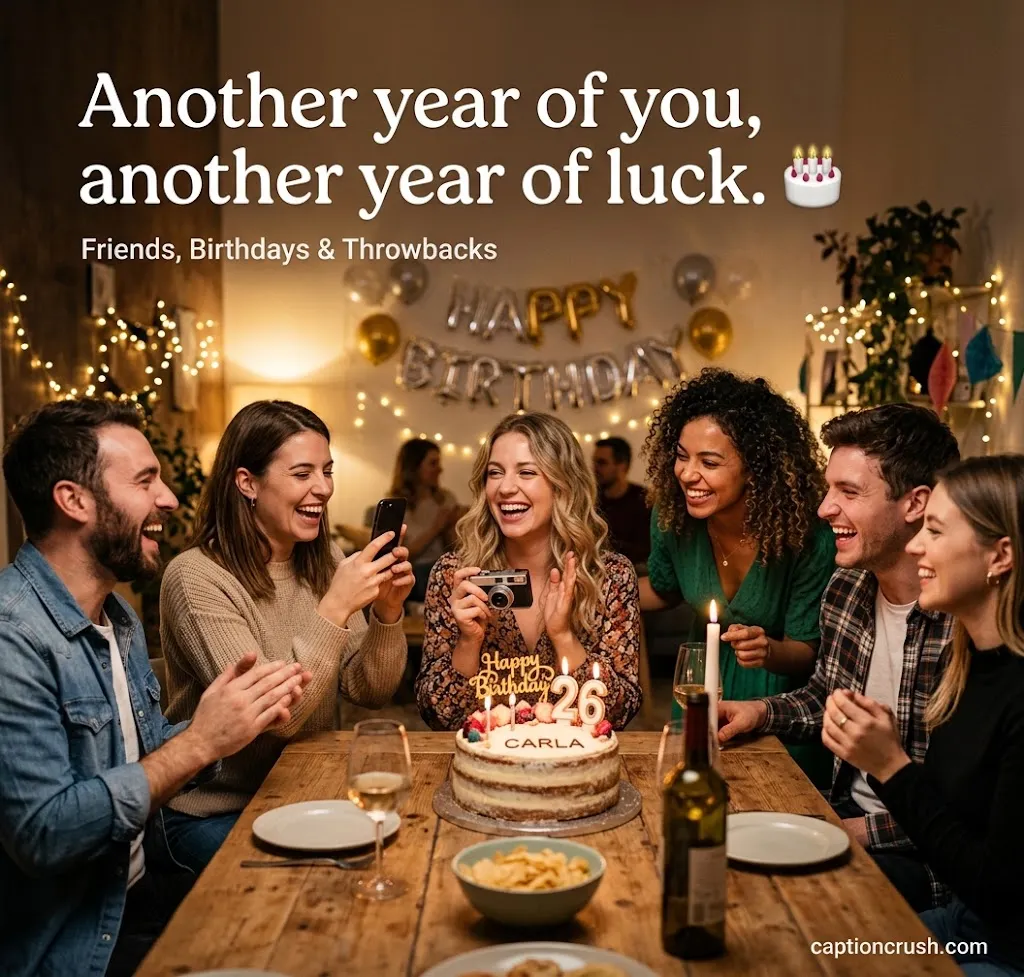 Friendship Captions for Group Photos, Birthdays & Throwbacks