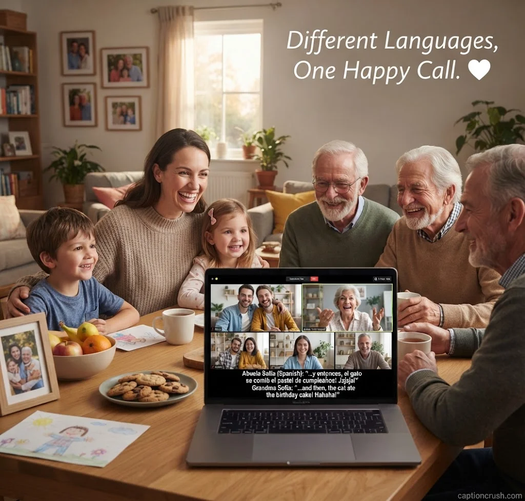 Fun Zoom Caption Translation Ideas for Family, Friends & Events