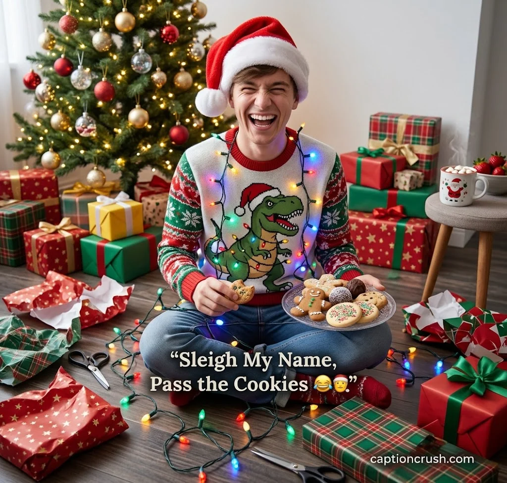 Funny Christmas Captions for Instagram
