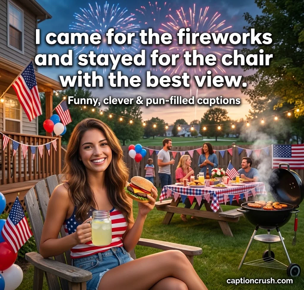 Funny & Clever 4th of July Captions