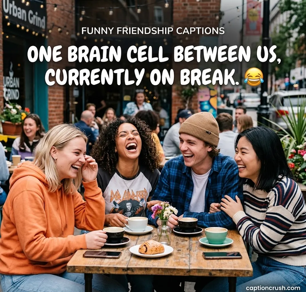 Funny Friendship Captions for Friends
