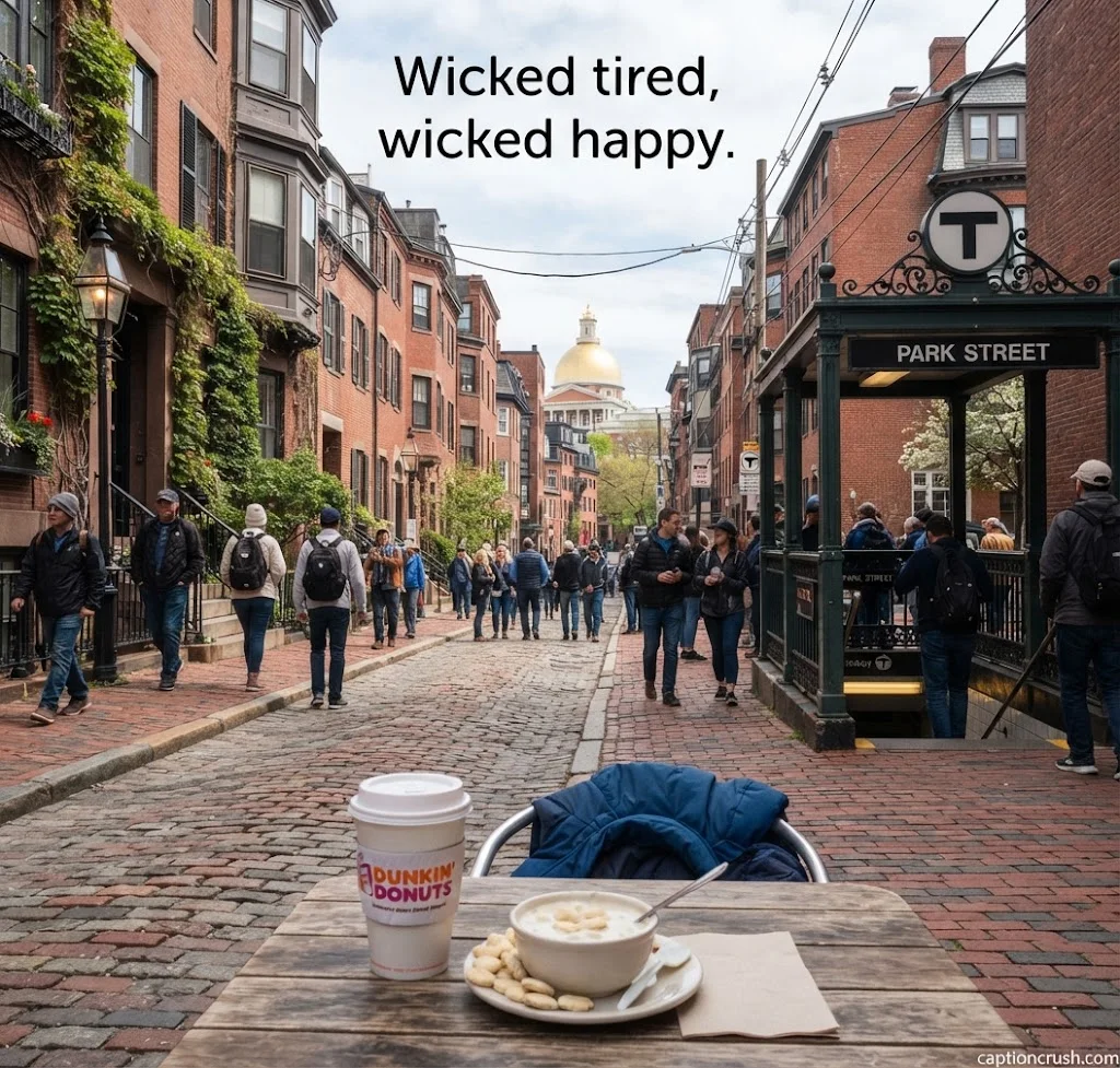 Funny & Short Boston Instagram Captions