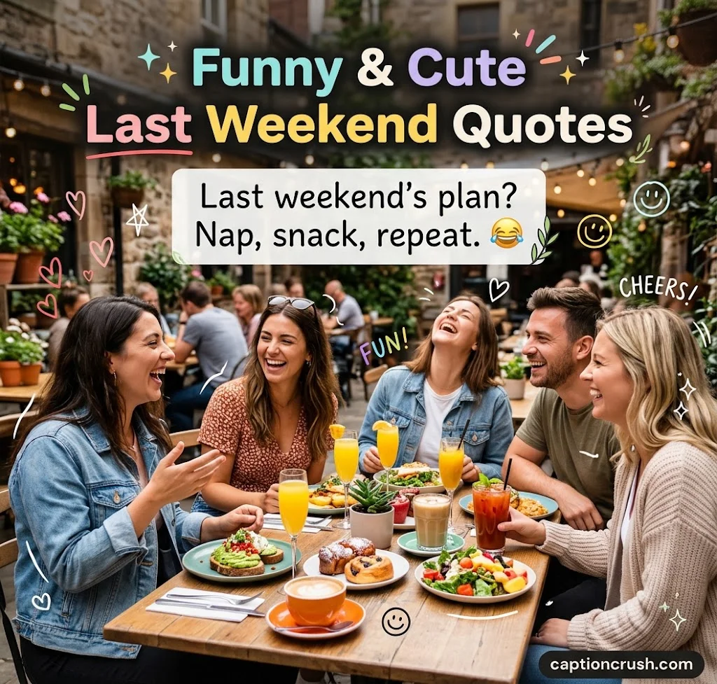 Funny and Cute Last Weekend Quotes