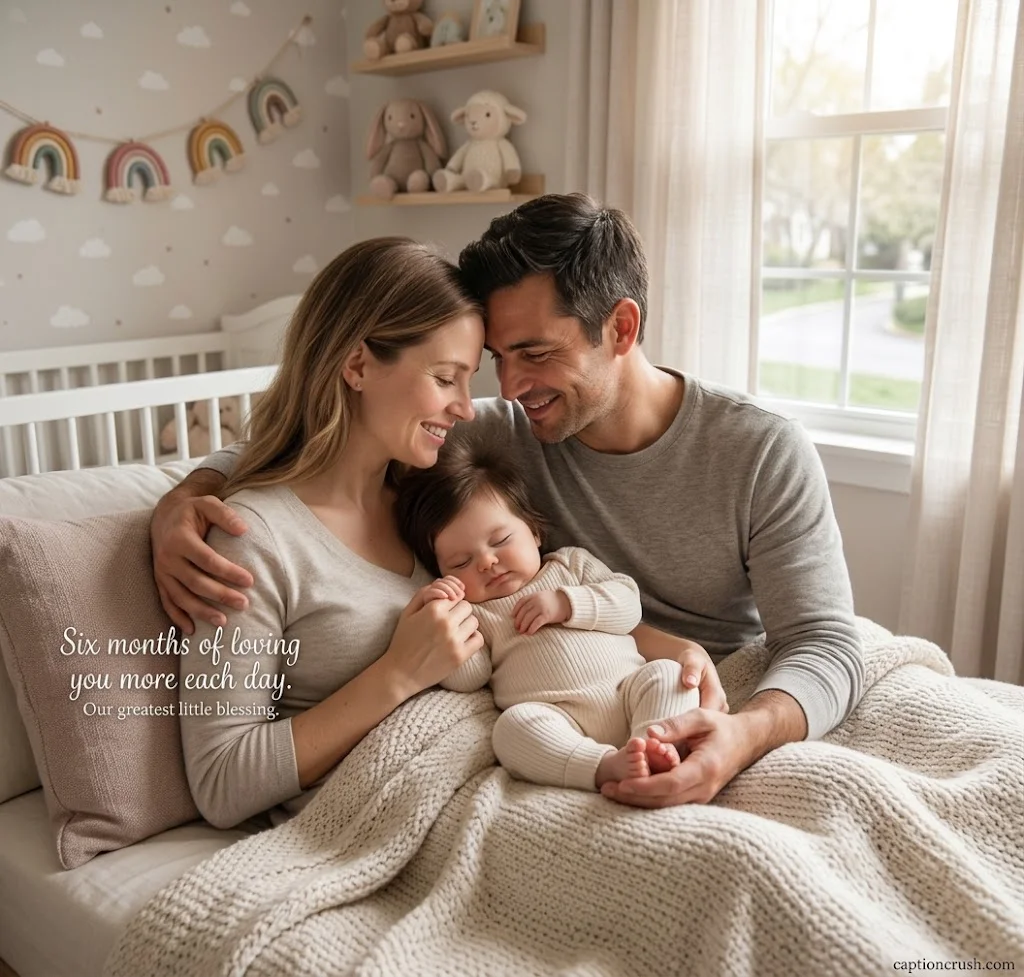 Heartwarming 6 Month Baby Quotes and Captions