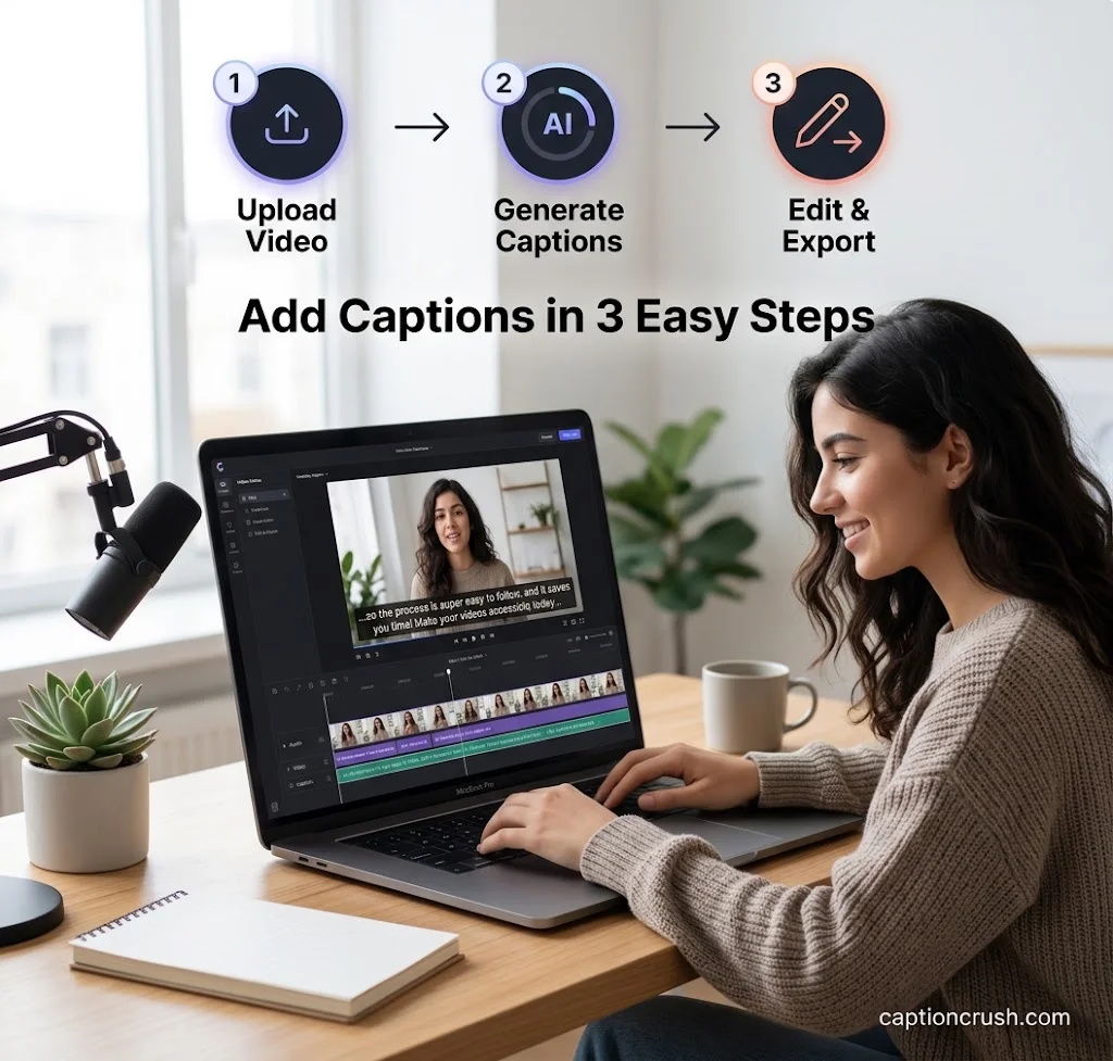 How to Add Captions to a Video in 3 Easy Steps