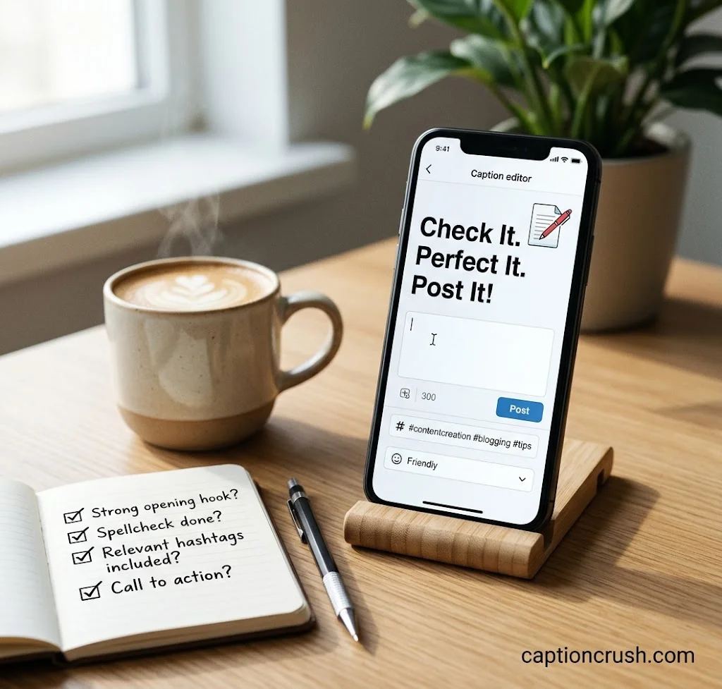 How to Check Captions Before You Post