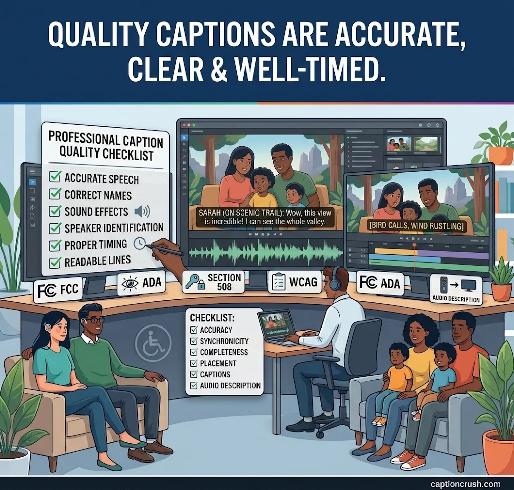 How to Choose Professional Captioning and Descriptive Video Services