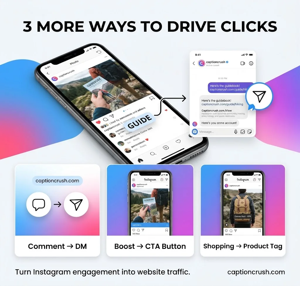 How to Write and Copy Links in Instagram Captions