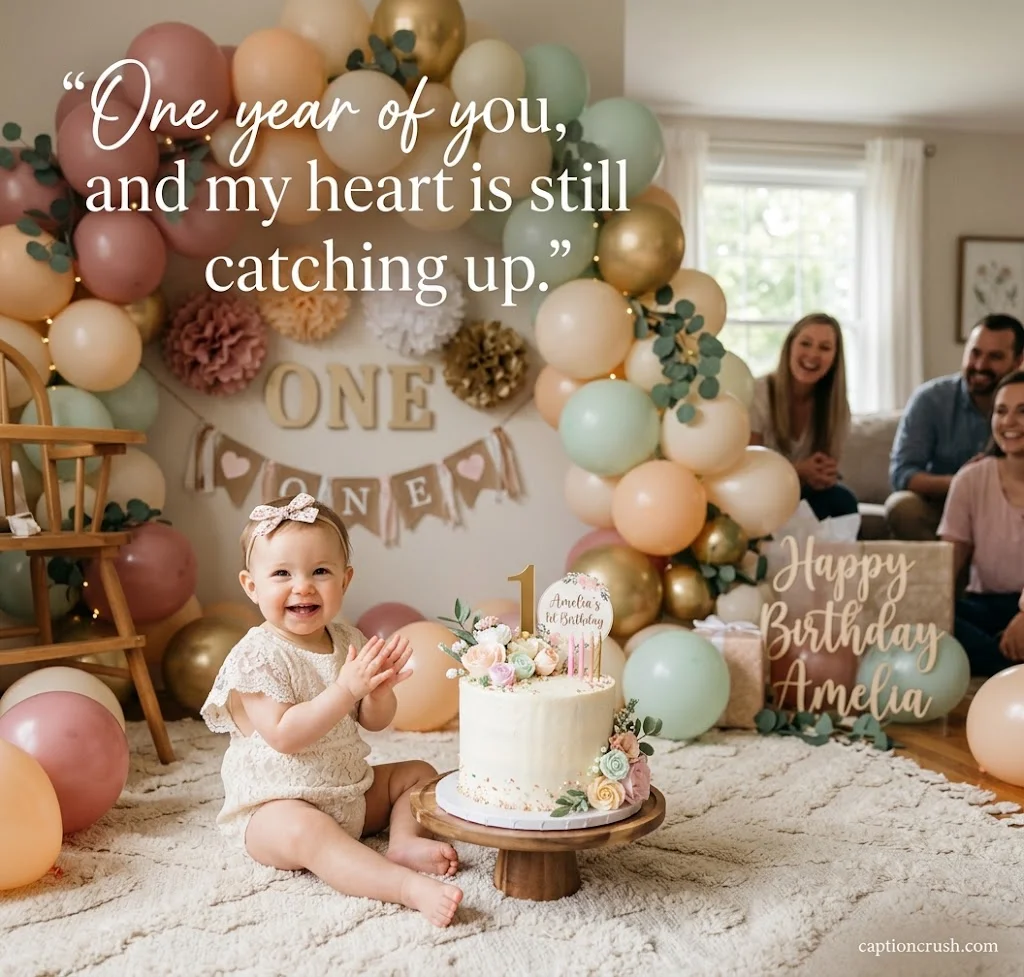How to pick the best 1st birthday caption