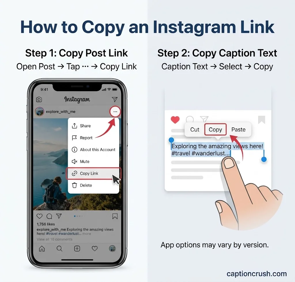 Link option missing? Run this quick check: