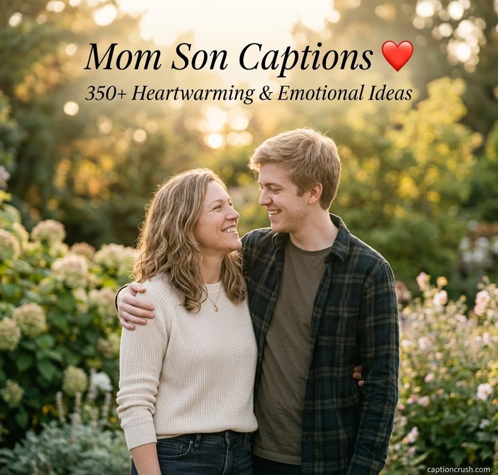 Short and Sweet Mom Son Captions for Instagram