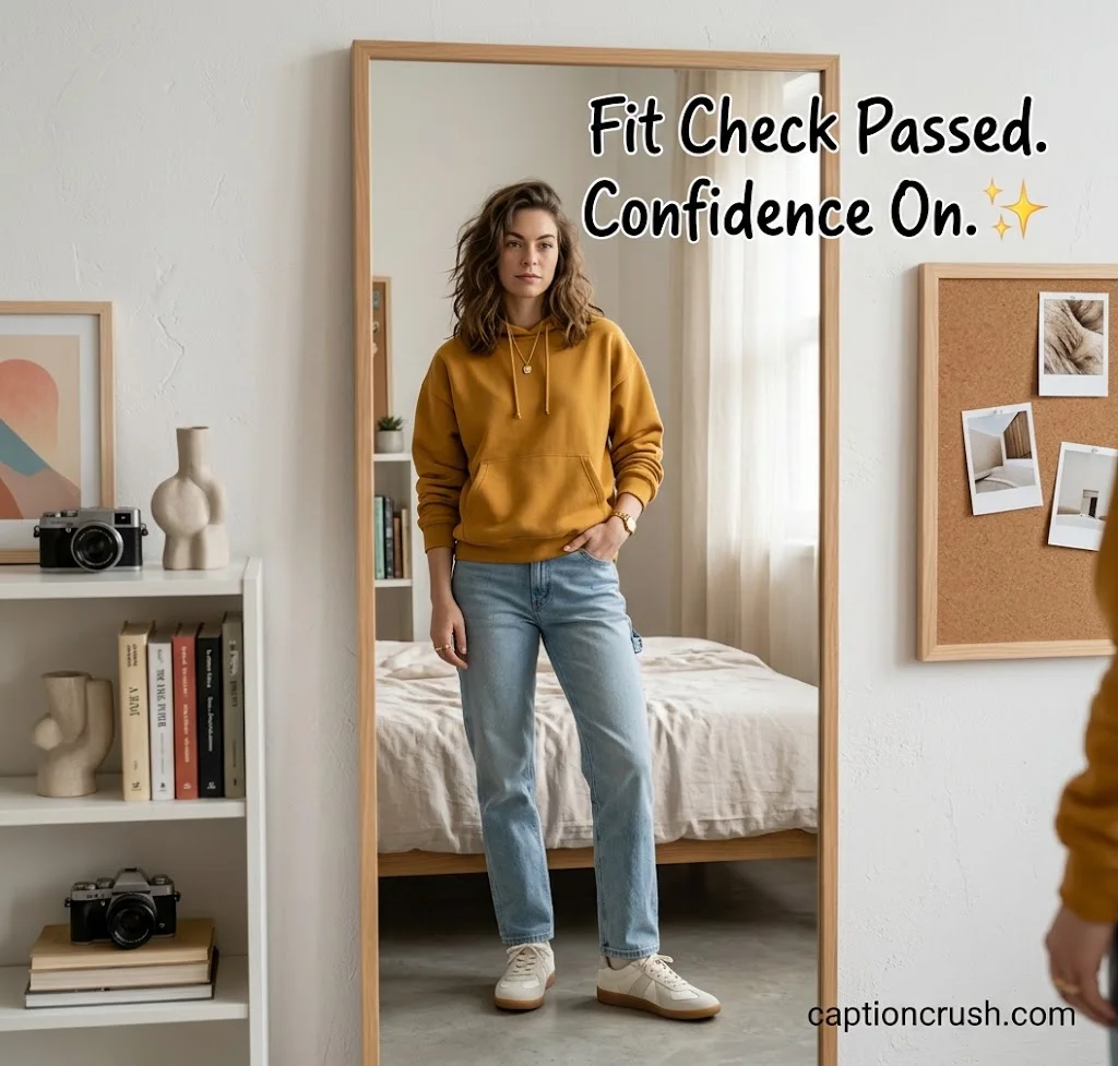 Powerful Fit Check Captions (50 Ideas)