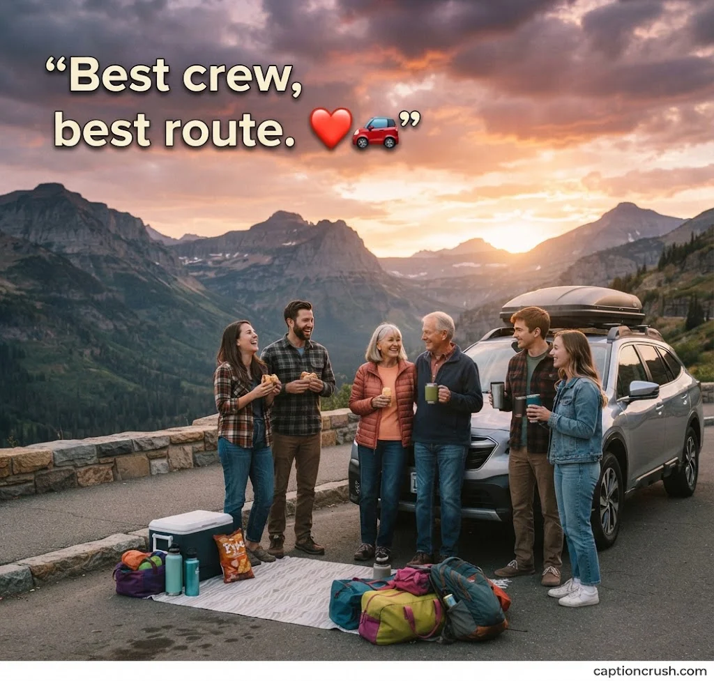 Road Trip Captions for Friends, Family & Couples