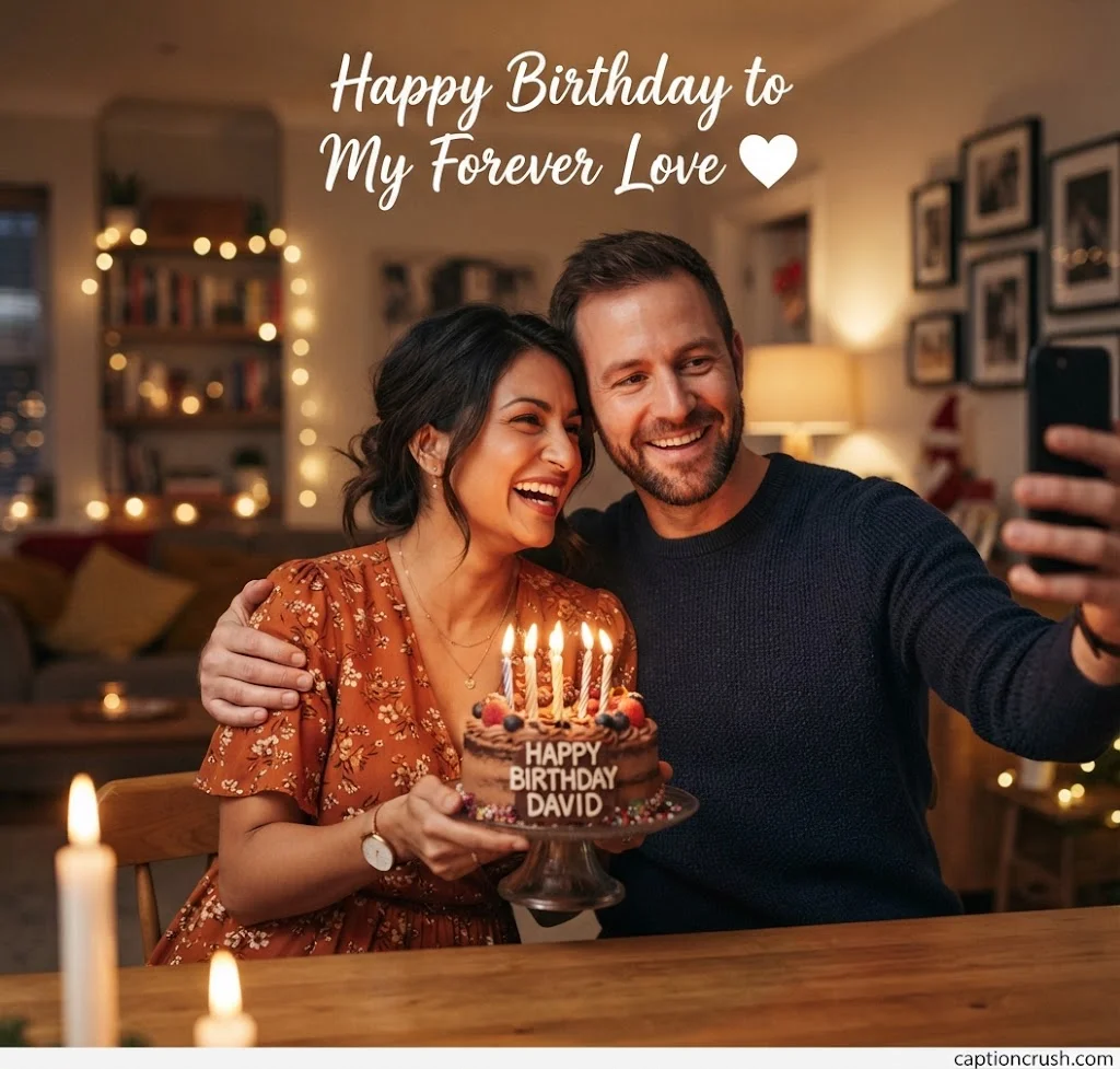 Romantic Birthday Captions for Husband