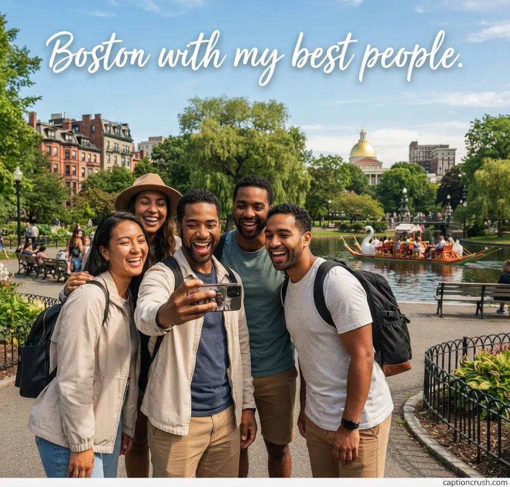 Boston Captions for Instagram: Selfies, Friends & Couples